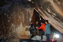 Bouldering in Hueco Tanks on 12/30/2019 with Blue Lizard Climbing and Yoga

Filename: SRM_20191230_1154240.jpg
Aperture: f/5.6
Shutter Speed: 1/250
Body: Canon EOS-1D Mark II
Lens: Canon EF 16-35mm f/2.8 L