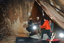 Bouldering in Hueco Tanks on 12/30/2019 with Blue Lizard Climbing and Yoga

Filename: SRM_20191230_1155060.jpg
Aperture: f/5.6
Shutter Speed: 1/250
Body: Canon EOS-1D Mark II
Lens: Canon EF 16-35mm f/2.8 L