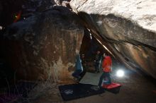 Bouldering in Hueco Tanks on 12/30/2019 with Blue Lizard Climbing and Yoga

Filename: SRM_20191230_1158400.jpg
Aperture: f/5.6
Shutter Speed: 1/250
Body: Canon EOS-1D Mark II
Lens: Canon EF 16-35mm f/2.8 L