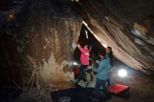 Bouldering in Hueco Tanks on 12/30/2019 with Blue Lizard Climbing and Yoga

Filename: SRM_20191230_1159510.jpg
Aperture: f/5.6
Shutter Speed: 1/250
Body: Canon EOS-1D Mark II
Lens: Canon EF 16-35mm f/2.8 L