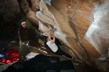 Bouldering in Hueco Tanks on 12/30/2019 with Blue Lizard Climbing and Yoga

Filename: SRM_20191230_1213390.jpg
Aperture: f/8.0
Shutter Speed: 1/250
Body: Canon EOS-1D Mark II
Lens: Canon EF 16-35mm f/2.8 L