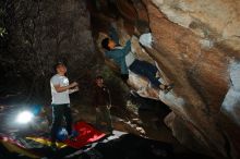 Bouldering in Hueco Tanks on 12/30/2019 with Blue Lizard Climbing and Yoga

Filename: SRM_20191230_1217130.jpg
Aperture: f/8.0
Shutter Speed: 1/250
Body: Canon EOS-1D Mark II
Lens: Canon EF 16-35mm f/2.8 L