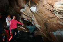 Bouldering in Hueco Tanks on 12/30/2019 with Blue Lizard Climbing and Yoga

Filename: SRM_20191230_1225220.jpg
Aperture: f/8.0
Shutter Speed: 1/250
Body: Canon EOS-1D Mark II
Lens: Canon EF 16-35mm f/2.8 L