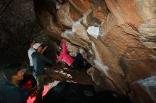 Bouldering in Hueco Tanks on 12/30/2019 with Blue Lizard Climbing and Yoga

Filename: SRM_20191230_1226250.jpg
Aperture: f/8.0
Shutter Speed: 1/250
Body: Canon EOS-1D Mark II
Lens: Canon EF 16-35mm f/2.8 L