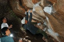 Bouldering in Hueco Tanks on 12/30/2019 with Blue Lizard Climbing and Yoga

Filename: SRM_20191230_1228240.jpg
Aperture: f/8.0
Shutter Speed: 1/250
Body: Canon EOS-1D Mark II
Lens: Canon EF 16-35mm f/2.8 L