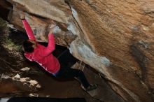 Bouldering in Hueco Tanks on 12/30/2019 with Blue Lizard Climbing and Yoga

Filename: SRM_20191230_1230490.jpg
Aperture: f/8.0
Shutter Speed: 1/250
Body: Canon EOS-1D Mark II
Lens: Canon EF 16-35mm f/2.8 L