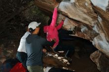 Bouldering in Hueco Tanks on 12/30/2019 with Blue Lizard Climbing and Yoga

Filename: SRM_20191230_1230560.jpg
Aperture: f/8.0
Shutter Speed: 1/250
Body: Canon EOS-1D Mark II
Lens: Canon EF 16-35mm f/2.8 L