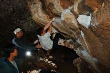 Bouldering in Hueco Tanks on 12/30/2019 with Blue Lizard Climbing and Yoga

Filename: SRM_20191230_1234200.jpg
Aperture: f/8.0
Shutter Speed: 1/250
Body: Canon EOS-1D Mark II
Lens: Canon EF 16-35mm f/2.8 L