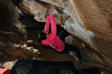Bouldering in Hueco Tanks on 12/30/2019 with Blue Lizard Climbing and Yoga

Filename: SRM_20191230_1236170.jpg
Aperture: f/8.0
Shutter Speed: 1/250
Body: Canon EOS-1D Mark II
Lens: Canon EF 16-35mm f/2.8 L