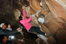 Bouldering in Hueco Tanks on 12/30/2019 with Blue Lizard Climbing and Yoga

Filename: SRM_20191230_1236380.jpg
Aperture: f/8.0
Shutter Speed: 1/250
Body: Canon EOS-1D Mark II
Lens: Canon EF 16-35mm f/2.8 L