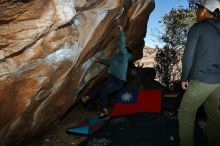 Bouldering in Hueco Tanks on 12/30/2019 with Blue Lizard Climbing and Yoga

Filename: SRM_20191230_1248260.jpg
Aperture: f/8.0
Shutter Speed: 1/250
Body: Canon EOS-1D Mark II
Lens: Canon EF 16-35mm f/2.8 L