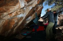 Bouldering in Hueco Tanks on 12/30/2019 with Blue Lizard Climbing and Yoga

Filename: SRM_20191230_1250400.jpg
Aperture: f/8.0
Shutter Speed: 1/250
Body: Canon EOS-1D Mark II
Lens: Canon EF 16-35mm f/2.8 L