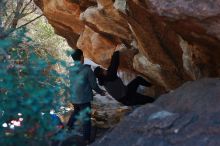 Bouldering in Hueco Tanks on 12/30/2019 with Blue Lizard Climbing and Yoga

Filename: SRM_20191230_1308350.jpg
Aperture: f/4.0
Shutter Speed: 1/250
Body: Canon EOS-1D Mark II
Lens: Canon EF 50mm f/1.8 II