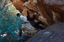 Bouldering in Hueco Tanks on 12/30/2019 with Blue Lizard Climbing and Yoga

Filename: SRM_20191230_1308360.jpg
Aperture: f/4.0
Shutter Speed: 1/250
Body: Canon EOS-1D Mark II
Lens: Canon EF 50mm f/1.8 II