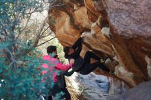 Bouldering in Hueco Tanks on 12/30/2019 with Blue Lizard Climbing and Yoga

Filename: SRM_20191230_1308450.jpg
Aperture: f/4.0
Shutter Speed: 1/250
Body: Canon EOS-1D Mark II
Lens: Canon EF 50mm f/1.8 II