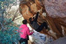 Bouldering in Hueco Tanks on 12/30/2019 with Blue Lizard Climbing and Yoga

Filename: SRM_20191230_1308480.jpg
Aperture: f/4.0
Shutter Speed: 1/250
Body: Canon EOS-1D Mark II
Lens: Canon EF 50mm f/1.8 II