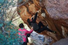 Bouldering in Hueco Tanks on 12/30/2019 with Blue Lizard Climbing and Yoga

Filename: SRM_20191230_1308540.jpg
Aperture: f/4.0
Shutter Speed: 1/250
Body: Canon EOS-1D Mark II
Lens: Canon EF 50mm f/1.8 II
