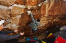 Bouldering in Hueco Tanks on 12/30/2019 with Blue Lizard Climbing and Yoga

Filename: SRM_20191230_1320220.jpg
Aperture: f/4.0
Shutter Speed: 1/250
Body: Canon EOS-1D Mark II
Lens: Canon EF 16-35mm f/2.8 L