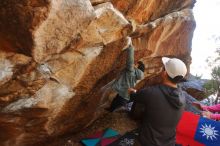 Bouldering in Hueco Tanks on 12/30/2019 with Blue Lizard Climbing and Yoga

Filename: SRM_20191230_1324540.jpg
Aperture: f/4.0
Shutter Speed: 1/250
Body: Canon EOS-1D Mark II
Lens: Canon EF 16-35mm f/2.8 L