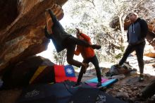 Bouldering in Hueco Tanks on 12/30/2019 with Blue Lizard Climbing and Yoga

Filename: SRM_20191230_1333500.jpg
Aperture: f/4.0
Shutter Speed: 1/250
Body: Canon EOS-1D Mark II
Lens: Canon EF 16-35mm f/2.8 L
