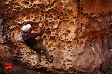 Bouldering in Hueco Tanks on 12/30/2019 with Blue Lizard Climbing and Yoga

Filename: SRM_20191230_1440520.jpg
Aperture: f/2.8
Shutter Speed: 1/100
Body: Canon EOS-1D Mark II
Lens: Canon EF 16-35mm f/2.8 L