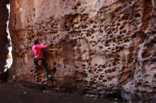 Bouldering in Hueco Tanks on 12/30/2019 with Blue Lizard Climbing and Yoga

Filename: SRM_20191230_1503060.jpg
Aperture: f/3.5
Shutter Speed: 1/100
Body: Canon EOS-1D Mark II
Lens: Canon EF 16-35mm f/2.8 L