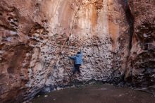 Bouldering in Hueco Tanks on 12/30/2019 with Blue Lizard Climbing and Yoga

Filename: SRM_20191230_1512580.jpg
Aperture: f/3.5
Shutter Speed: 1/100
Body: Canon EOS-1D Mark II
Lens: Canon EF 16-35mm f/2.8 L