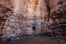 Bouldering in Hueco Tanks on 12/30/2019 with Blue Lizard Climbing and Yoga

Filename: SRM_20191230_1513070.jpg
Aperture: f/3.5
Shutter Speed: 1/100
Body: Canon EOS-1D Mark II
Lens: Canon EF 16-35mm f/2.8 L