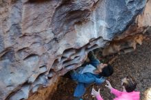 Bouldering in Hueco Tanks on 12/30/2019 with Blue Lizard Climbing and Yoga

Filename: SRM_20191230_1630050.jpg
Aperture: f/3.5
Shutter Speed: 1/250
Body: Canon EOS-1D Mark II
Lens: Canon EF 50mm f/1.8 II