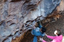 Bouldering in Hueco Tanks on 12/30/2019 with Blue Lizard Climbing and Yoga

Filename: SRM_20191230_1630090.jpg
Aperture: f/3.5
Shutter Speed: 1/250
Body: Canon EOS-1D Mark II
Lens: Canon EF 50mm f/1.8 II