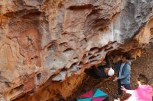 Bouldering in Hueco Tanks on 12/30/2019 with Blue Lizard Climbing and Yoga

Filename: SRM_20191230_1633391.jpg
Aperture: f/4.0
Shutter Speed: 1/200
Body: Canon EOS-1D Mark II
Lens: Canon EF 16-35mm f/2.8 L