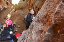 Bouldering in Hueco Tanks on 12/30/2019 with Blue Lizard Climbing and Yoga

Filename: SRM_20191230_1634250.jpg
Aperture: f/3.5
Shutter Speed: 1/200
Body: Canon EOS-1D Mark II
Lens: Canon EF 16-35mm f/2.8 L