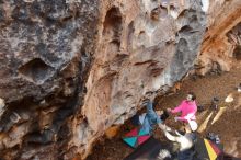 Bouldering in Hueco Tanks on 12/30/2019 with Blue Lizard Climbing and Yoga

Filename: SRM_20191230_1636110.jpg
Aperture: f/4.0
Shutter Speed: 1/200
Body: Canon EOS-1D Mark II
Lens: Canon EF 16-35mm f/2.8 L