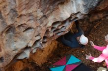 Bouldering in Hueco Tanks on 12/30/2019 with Blue Lizard Climbing and Yoga

Filename: SRM_20191230_1644420.jpg
Aperture: f/3.2
Shutter Speed: 1/200
Body: Canon EOS-1D Mark II
Lens: Canon EF 50mm f/1.8 II