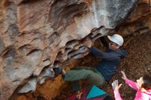 Bouldering in Hueco Tanks on 12/30/2019 with Blue Lizard Climbing and Yoga

Filename: SRM_20191230_1644500.jpg
Aperture: f/3.2
Shutter Speed: 1/200
Body: Canon EOS-1D Mark II
Lens: Canon EF 50mm f/1.8 II