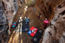 Bouldering in Hueco Tanks on 12/30/2019 with Blue Lizard Climbing and Yoga

Filename: SRM_20191230_1646170.jpg
Aperture: f/2.8
Shutter Speed: 1/160
Body: Canon EOS-1D Mark II
Lens: Canon EF 16-35mm f/2.8 L