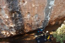 Bouldering in Hueco Tanks on 12/30/2019 with Blue Lizard Climbing and Yoga

Filename: SRM_20191230_1651220.jpg
Aperture: f/3.5
Shutter Speed: 1/200
Body: Canon EOS-1D Mark II
Lens: Canon EF 16-35mm f/2.8 L