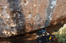 Bouldering in Hueco Tanks on 12/30/2019 with Blue Lizard Climbing and Yoga

Filename: SRM_20191230_1651320.jpg
Aperture: f/3.5
Shutter Speed: 1/200
Body: Canon EOS-1D Mark II
Lens: Canon EF 16-35mm f/2.8 L