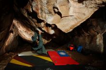 Bouldering in Hueco Tanks on 12/30/2019 with Blue Lizard Climbing and Yoga

Filename: SRM_20191230_1714020.jpg
Aperture: f/8.0
Shutter Speed: 1/250
Body: Canon EOS-1D Mark II
Lens: Canon EF 16-35mm f/2.8 L