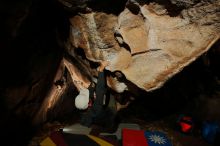 Bouldering in Hueco Tanks on 12/30/2019 with Blue Lizard Climbing and Yoga

Filename: SRM_20191230_1727100.jpg
Aperture: f/8.0
Shutter Speed: 1/250
Body: Canon EOS-1D Mark II
Lens: Canon EF 16-35mm f/2.8 L