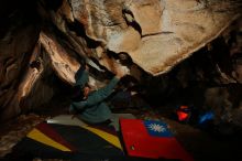 Bouldering in Hueco Tanks on 12/30/2019 with Blue Lizard Climbing and Yoga

Filename: SRM_20191230_1737070.jpg
Aperture: f/8.0
Shutter Speed: 1/250
Body: Canon EOS-1D Mark II
Lens: Canon EF 16-35mm f/2.8 L