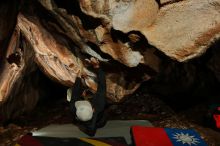 Bouldering in Hueco Tanks on 12/30/2019 with Blue Lizard Climbing and Yoga

Filename: SRM_20191230_1740230.jpg
Aperture: f/8.0
Shutter Speed: 1/250
Body: Canon EOS-1D Mark II
Lens: Canon EF 16-35mm f/2.8 L