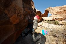 Bouldering in Hueco Tanks on 12/31/2019 with Blue Lizard Climbing and Yoga

Filename: SRM_20191231_1056450.jpg
Aperture: f/7.1
Shutter Speed: 1/320
Body: Canon EOS-1D Mark II
Lens: Canon EF 16-35mm f/2.8 L