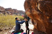 Bouldering in Hueco Tanks on 12/31/2019 with Blue Lizard Climbing and Yoga

Filename: SRM_20191231_1107080.jpg
Aperture: f/4.0
Shutter Speed: 1/320
Body: Canon EOS-1D Mark II
Lens: Canon EF 16-35mm f/2.8 L