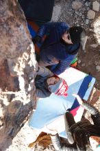 Bouldering in Hueco Tanks on 12/31/2019 with Blue Lizard Climbing and Yoga

Filename: SRM_20191231_1114550.jpg
Aperture: f/5.0
Shutter Speed: 1/320
Body: Canon EOS-1D Mark II
Lens: Canon EF 16-35mm f/2.8 L