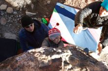 Bouldering in Hueco Tanks on 12/31/2019 with Blue Lizard Climbing and Yoga

Filename: SRM_20191231_1115010.jpg
Aperture: f/6.3
Shutter Speed: 1/320
Body: Canon EOS-1D Mark II
Lens: Canon EF 16-35mm f/2.8 L