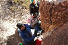 Bouldering in Hueco Tanks on 12/31/2019 with Blue Lizard Climbing and Yoga

Filename: SRM_20191231_1115160.jpg
Aperture: f/4.5
Shutter Speed: 1/320
Body: Canon EOS-1D Mark II
Lens: Canon EF 16-35mm f/2.8 L