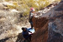 Bouldering in Hueco Tanks on 12/31/2019 with Blue Lizard Climbing and Yoga

Filename: SRM_20191231_1115570.jpg
Aperture: f/6.3
Shutter Speed: 1/320
Body: Canon EOS-1D Mark II
Lens: Canon EF 16-35mm f/2.8 L