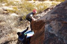 Bouldering in Hueco Tanks on 12/31/2019 with Blue Lizard Climbing and Yoga

Filename: SRM_20191231_1116000.jpg
Aperture: f/6.3
Shutter Speed: 1/320
Body: Canon EOS-1D Mark II
Lens: Canon EF 16-35mm f/2.8 L