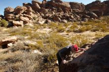 Bouldering in Hueco Tanks on 12/31/2019 with Blue Lizard Climbing and Yoga

Filename: SRM_20191231_1116070.jpg
Aperture: f/10.0
Shutter Speed: 1/320
Body: Canon EOS-1D Mark II
Lens: Canon EF 16-35mm f/2.8 L